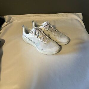 Nike White and Gray Athletic Shoes